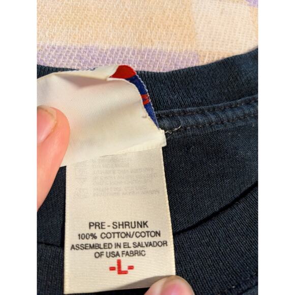 Vtg Cedar Point 90s Y2k Roller Coaster Smiley Face Skull Melt Graphic T Shirt - Picture 4 of 6